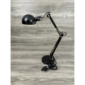 Ikea Forsa Vintage Black Architect's Desk Work Lamp